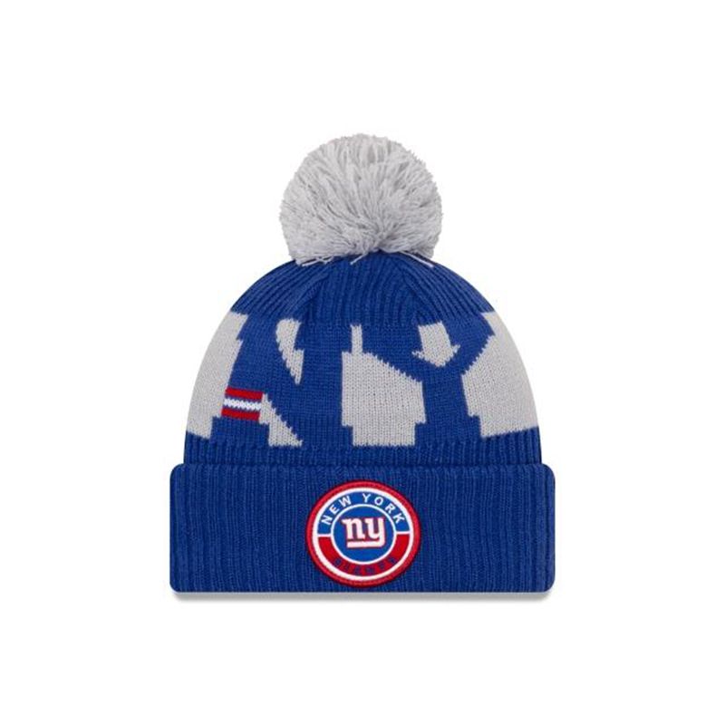 NFL New York Giants Cold Weather Sport Knit (RBZ8553) - Blue New Era Beanies